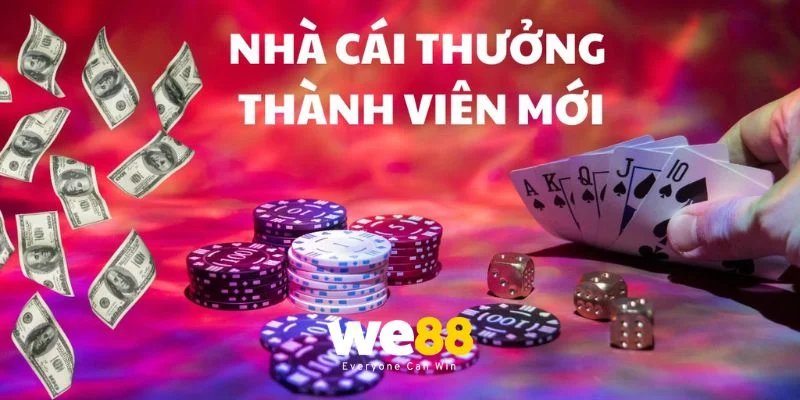 Tặng liền tay code 50k miễn phí We88 cho người mới gia nhập.