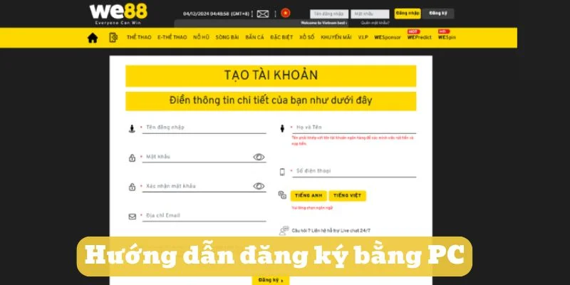 Truy cập dễ dàng bằng laptop nhận ngay quà tặng siêu hot.