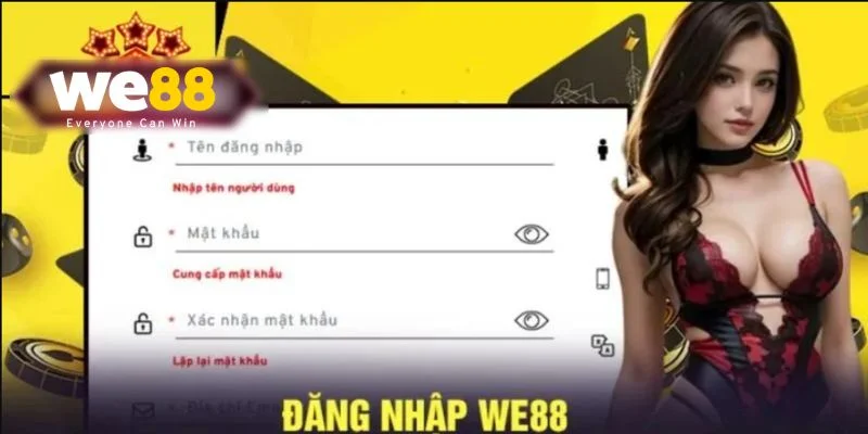 Chi tiết đăng nhập We88 trên các thiết bị cho người chơi mới.