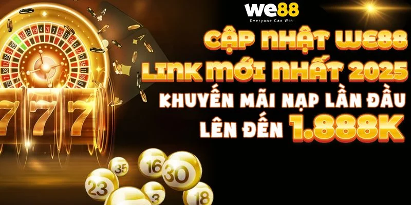 Người chơi không khó để nhận thưởng khuyến mãi tại nhà cái We88.